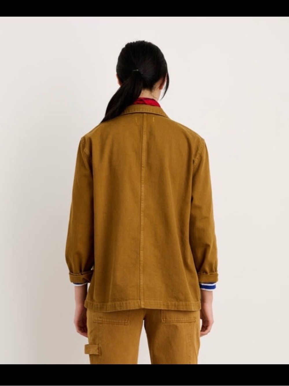 Alex Mill Britt Work Jacket in Golden Khaki - Picture 4 of 10